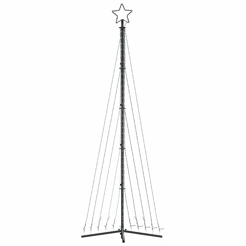 vidaXL LED Christmas Tree 495 LEDs Cold White 302 cm