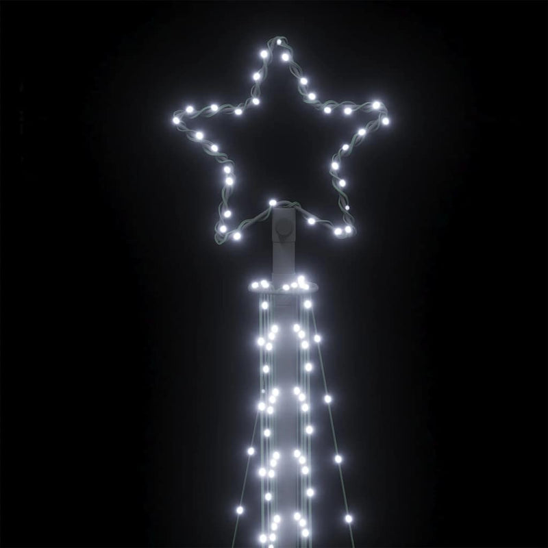 vidaXL LED Christmas Tree 495 LEDs Cold White 302 cm