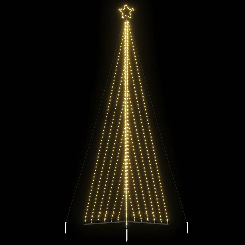 vidaXL LED Christmas Tree 789 LEDs Warm White 478 cm