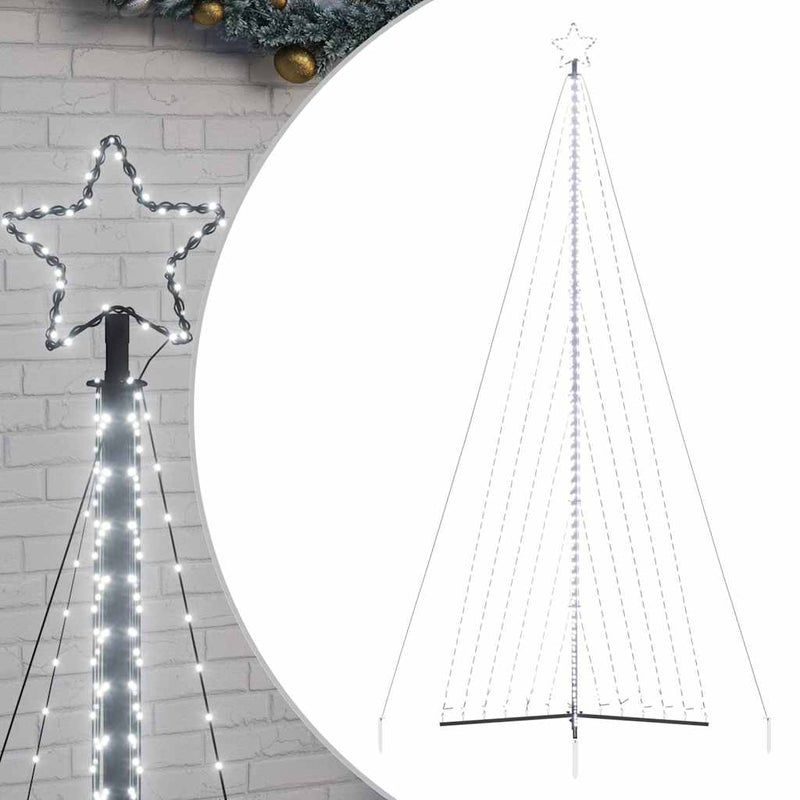 vidaXL LED Christmas Tree 789 LEDs Cold White 478 cm