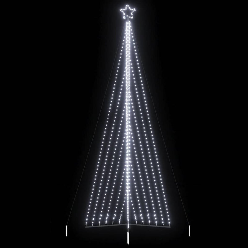 vidaXL LED Christmas Tree 789 LEDs Cold White 478 cm
