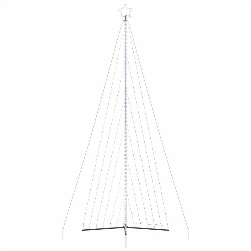vidaXL LED Christmas Tree 789 LEDs Cold White 478 cm