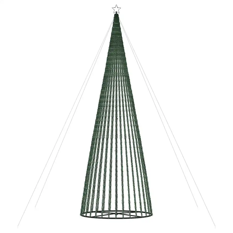 LED Christmas Tree 1544 LEDs Cold White 500 cm