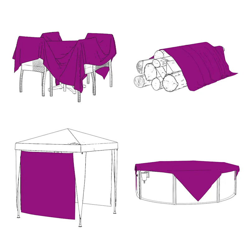 Plant Cover�� with Eyelets 2x3 m Polyethylene