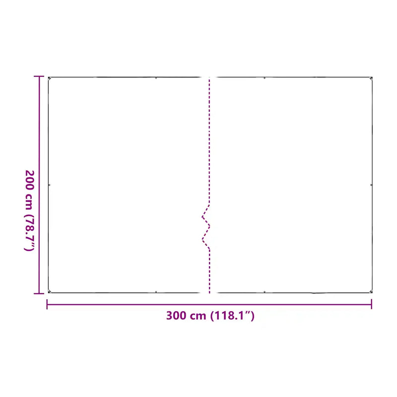 Plant Cover�� with Eyelets 2x3 m Polyethylene