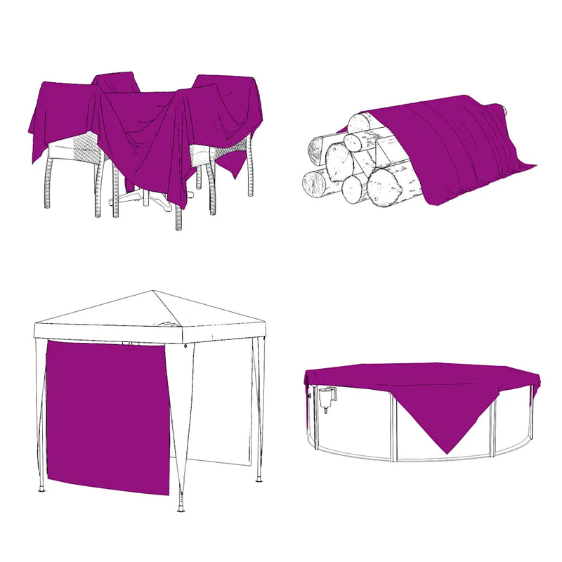 Plant Cover�� with Eyelets 2x3 m Polyethylene