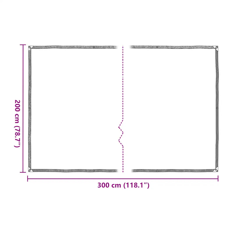 Plant Cover�� with Eyelets 2x3 m Polyethylene