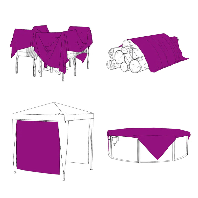 Plant Cover�� with Eyelets 3x5 m Polyethylene