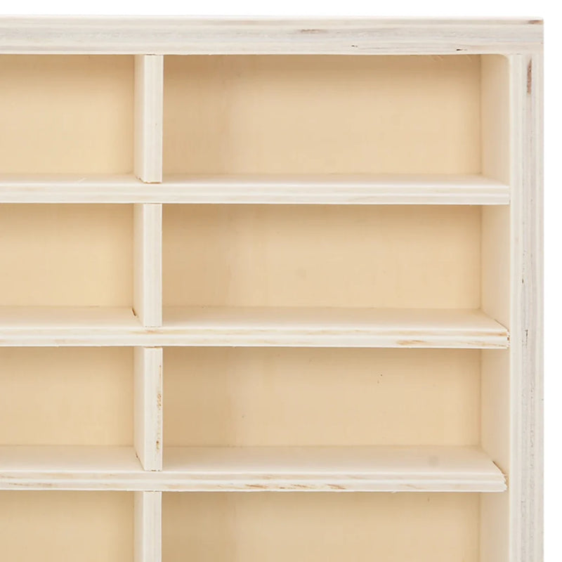 Wooden Collector's Display Case with 60 Compartments 60x4.5x40.5cm