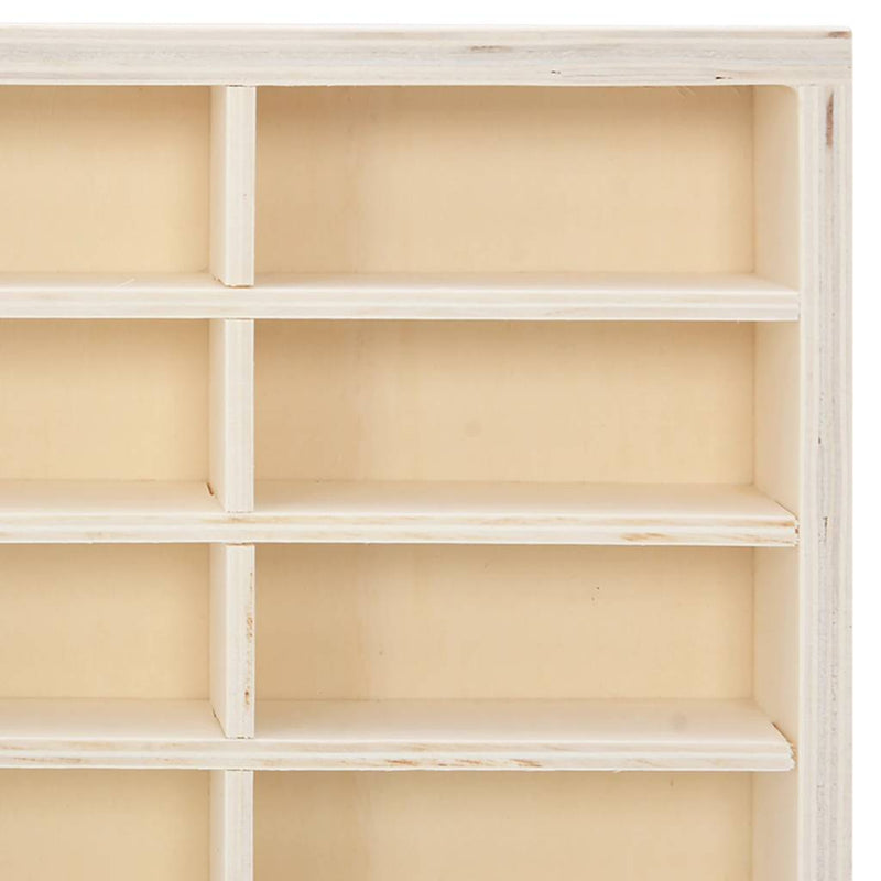 vidaXL Wooden Collector's Display Case with 60 Compartments 60x4.5x40.5cm