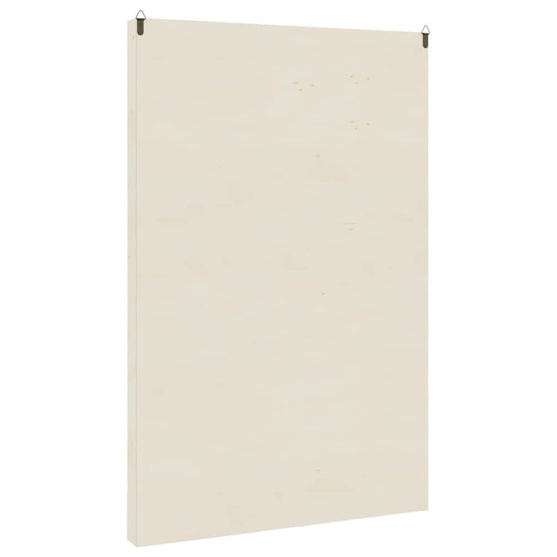 vidaXL Wooden Collector's Display Case with 90 Compartments 50.5x4.5x79cm