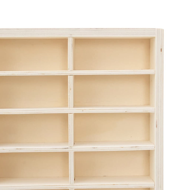 vidaXL Wooden Collector's Display Case with 56 Compartments 40x4.5x60cm