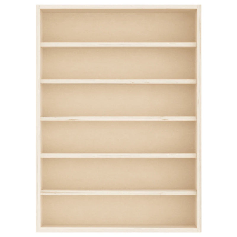 Wooden Collector's Display Case with 6 Shelves 40x8,5x55cm