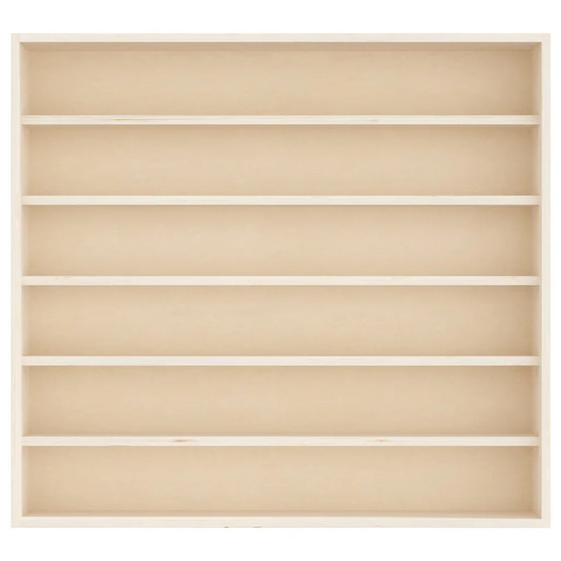 Wooden Collector's Display Case with 6 Shelves 60x8,5x55cm