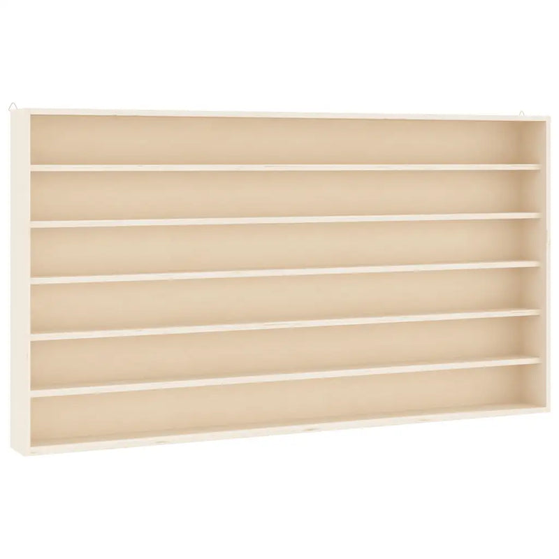 Wooden Collector's Display Case with 6 Shelves 100x8,5x55cm