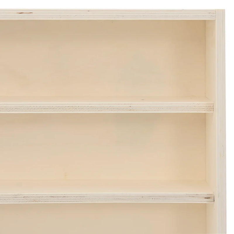 Wooden Collector's Display Case with 6 Shelves 100x8,5x55cm