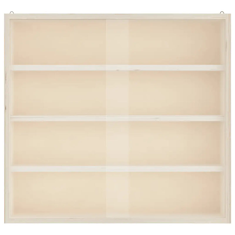 Wooden Collector's Display Case with Doors 40x8,5x37cm