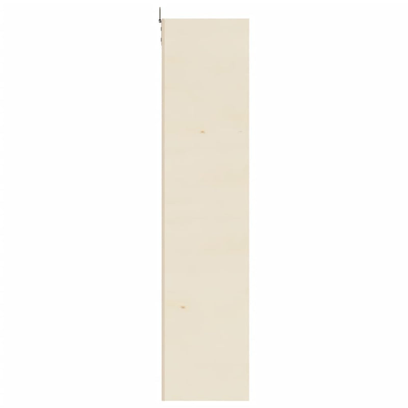 vidaXL Wooden Collector's Display Case with Doors 40x8,5x37cm