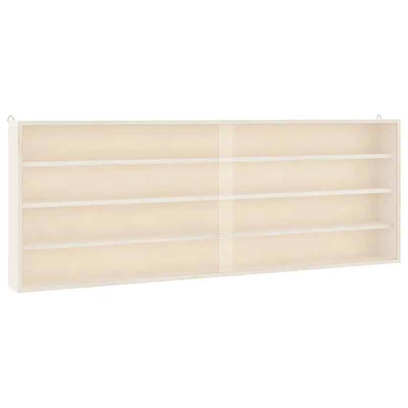 Wooden Collector's Display Case with Doors 100x8,5x37cm