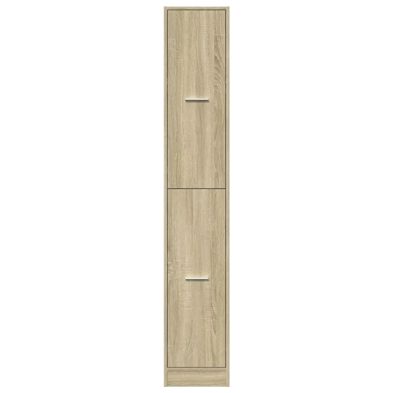 Apothecary Cabinet Sonoma Oak 30x41x174.5 cm Engineered Wood