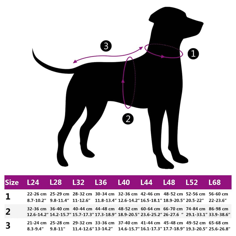vidaXL Dog Coat with Harness Waterproof Reflective Black M