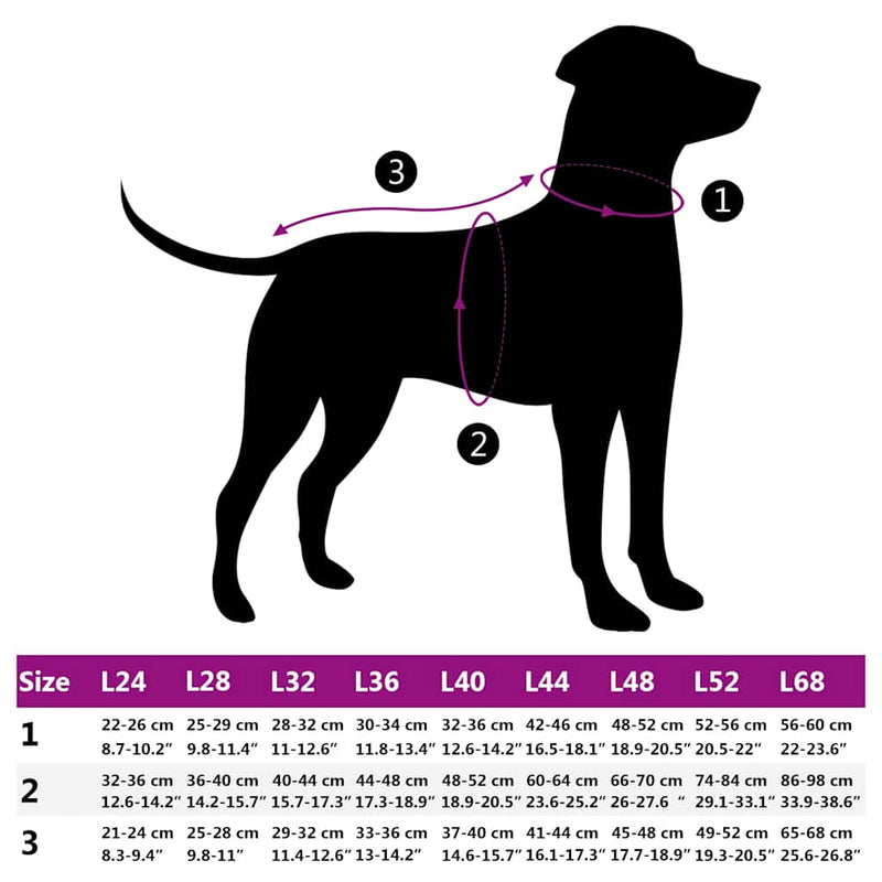 vidaXL Dog Coat with Harness Waterproof Reflective Black 3XL