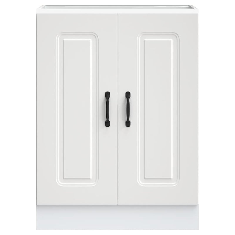 vidaXL Sink Base Cabinet Kalmar White 60x46x81.5 cm Engineered Wood