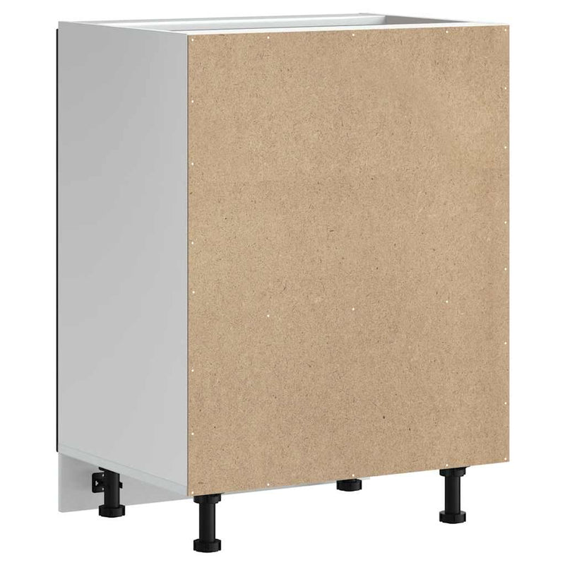 vidaXL Sink Base Cabinet "Kalmar" Black 60x46x81,5 cm Engineered Wood