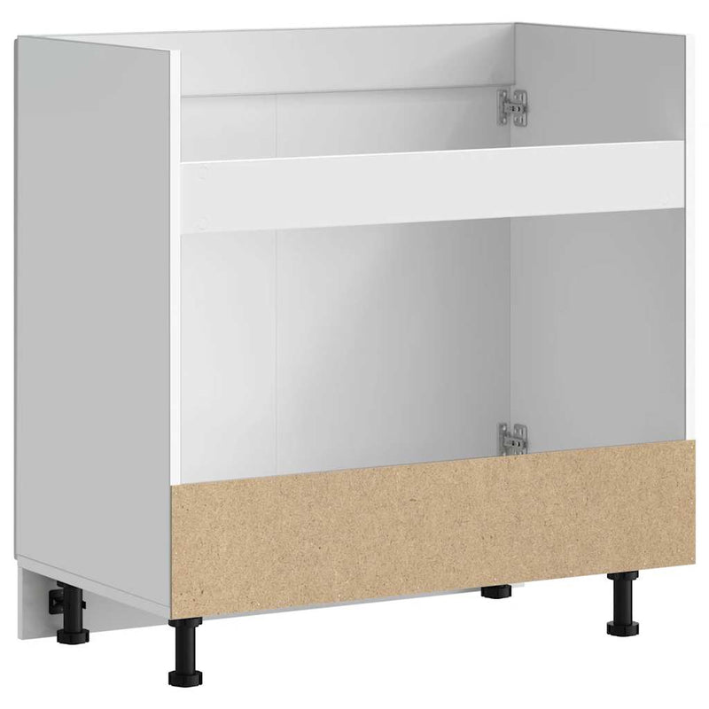 vidaXL Sink Base Cabinet Kalmar White 80x46x81.5 cm Engineered Wood