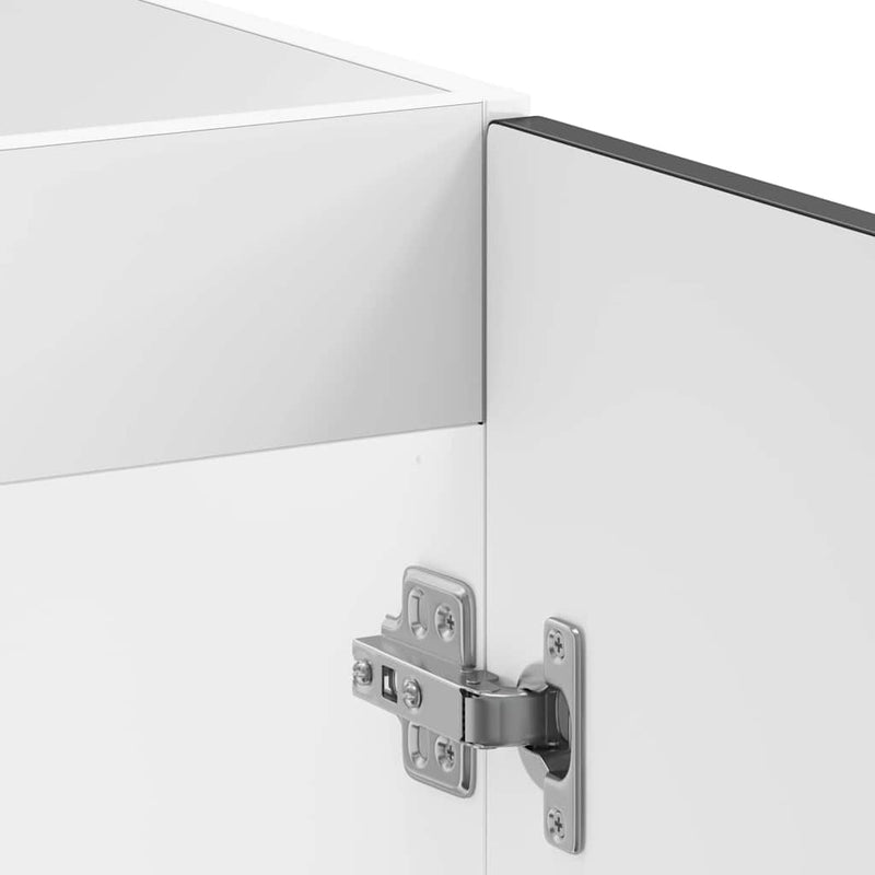 vidaXL Sink Base Cabinet "Kalmar" Black 80x46x81,5 cm Engineered Wood