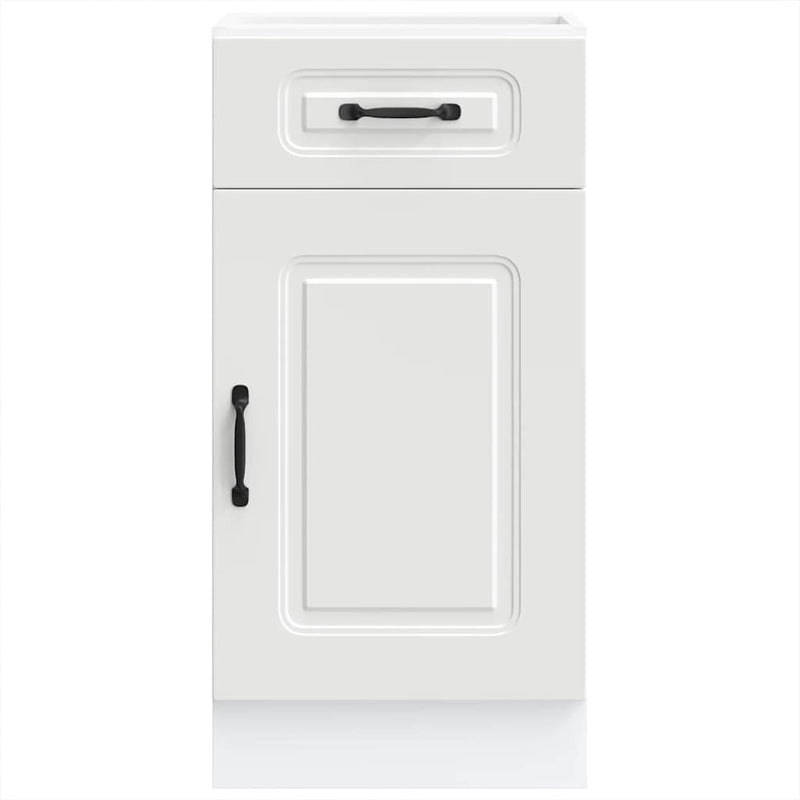 vidaXL Kitchen Base Cabinet Kalmar White Engineered Wood