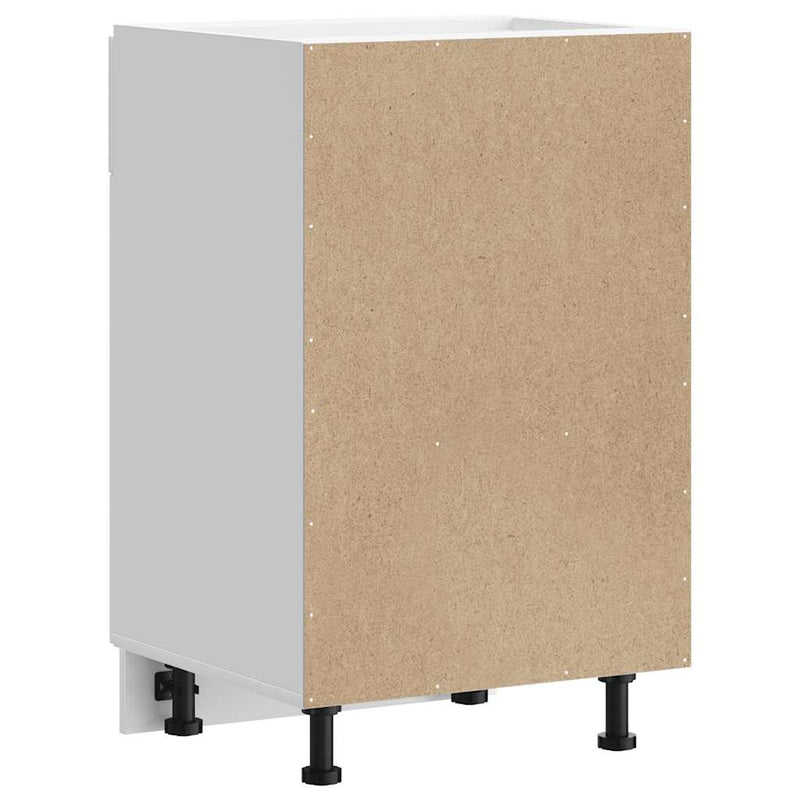 vidaXL Kitchen Base Cabinet Kalmar White Engineered Wood