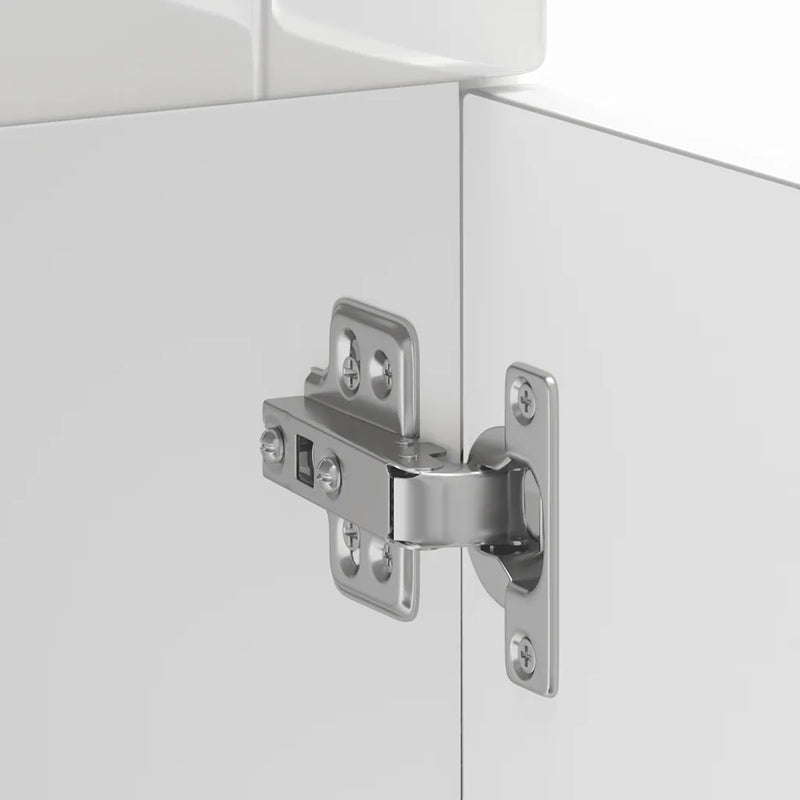 Kitchen Base Cabinet "Kalmar" High Gloss White Engineered Wood