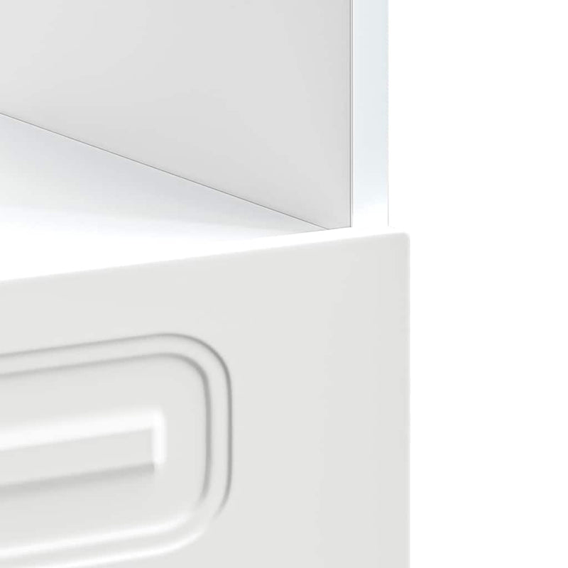 vidaXL Oven Cabinet Kalmar White Engineered Wood