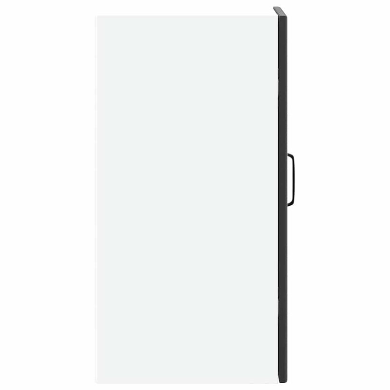 vidaXL Kitchen Wall Cabinet "Kalmar" Black Engineered Wood