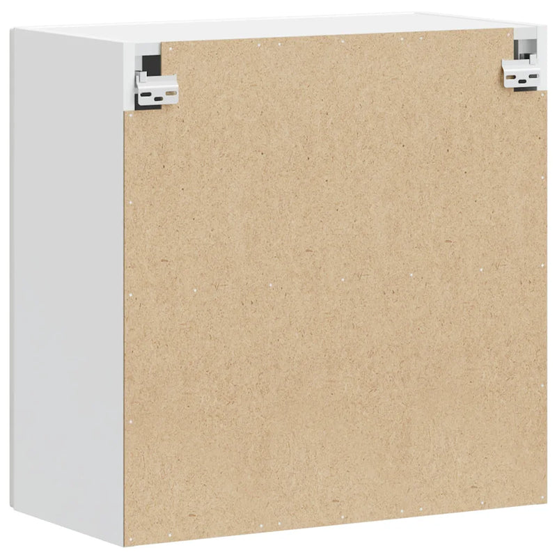 Kitchen Wall Cabinet "Kalmar" High Gloss White Engineered Wood
