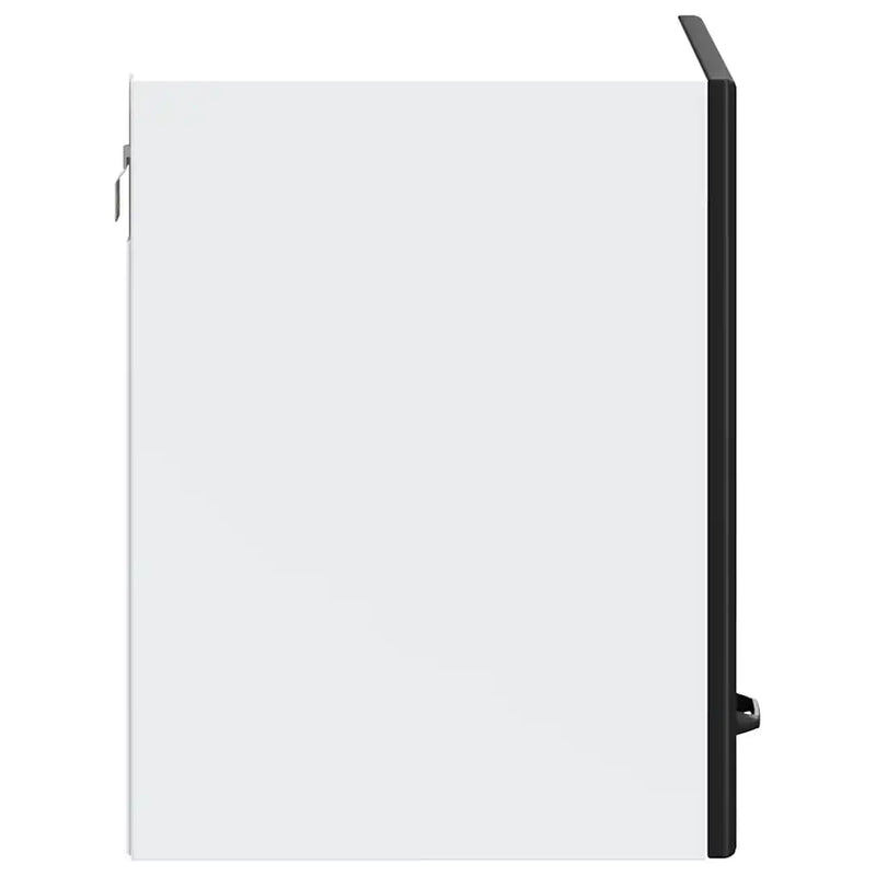 Kitchen Wall Cabinet "Kalmar" Black Engineered Wood