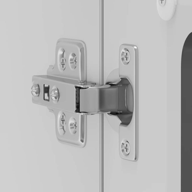 vidaXL Kitchen Wall Cabinet with Glass Door "Kalmar" Black Engineered Wood