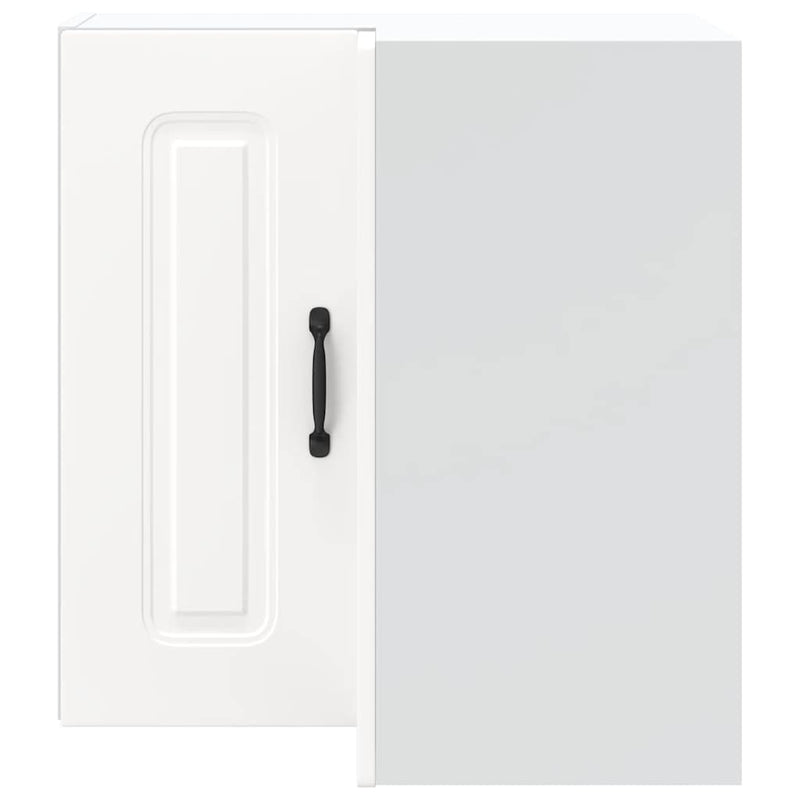 vidaXL Kitchen Wall Corner Cabinet Kalmar White Engineered Wood