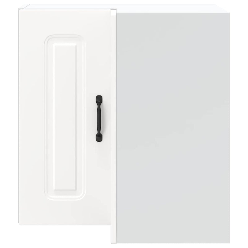 vidaXL Kitchen Wall Corner Cabinet Kalmar White Engineered Wood