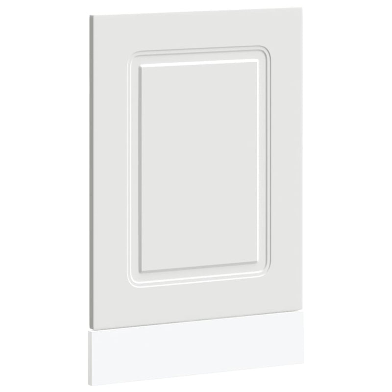 vidaXL Dishwasher Panel Kalmar White 45x1.5x67 cm Engineered Wood