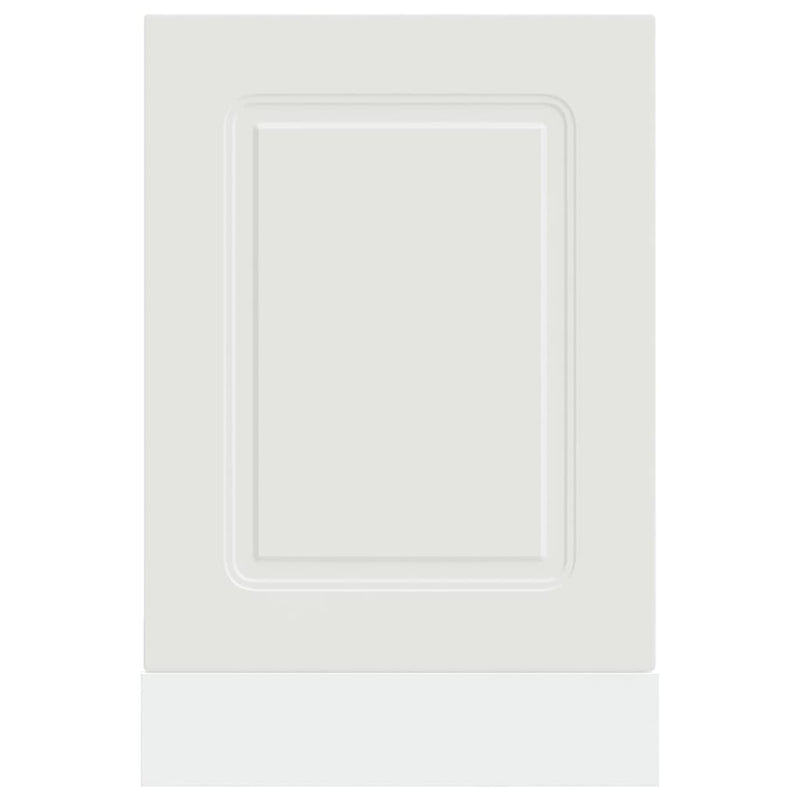 vidaXL Dishwasher Panel Kalmar White 45x1.5x67 cm Engineered Wood