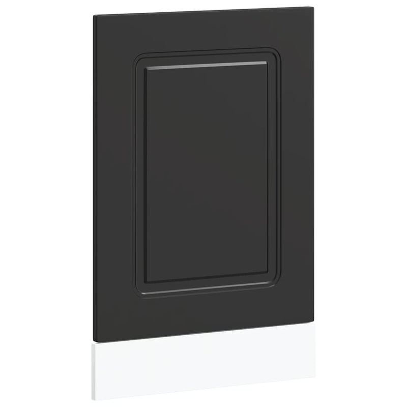 vidaXL Dishwasher Panel "Kalmar" Black 45x1,5x67 cm Engineered Wood