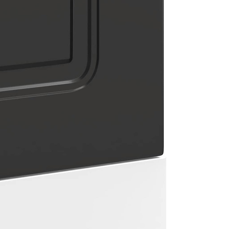 vidaXL Dishwasher Panel "Kalmar" Black 45x1,5x67 cm Engineered Wood