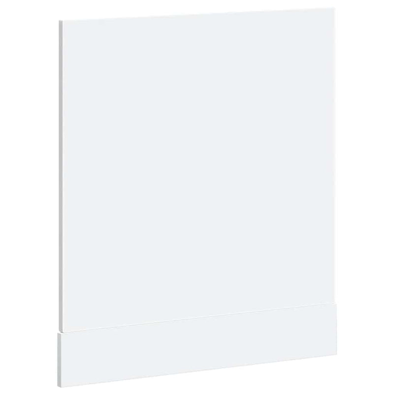 vidaXL Dishwasher Panel Kalmar White 60x1.5x67 cm Engineered Wood