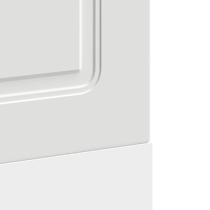vidaXL Dishwasher Panel Kalmar White 60x1.5x67 cm Engineered Wood