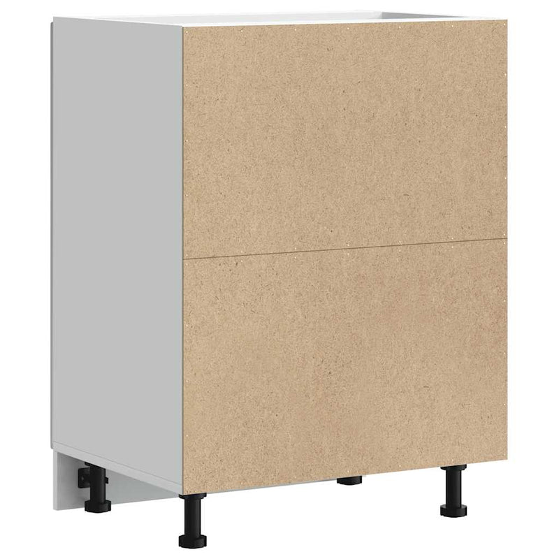 vidaXL Sink Base Cabinet Lucca White Engineered Wood