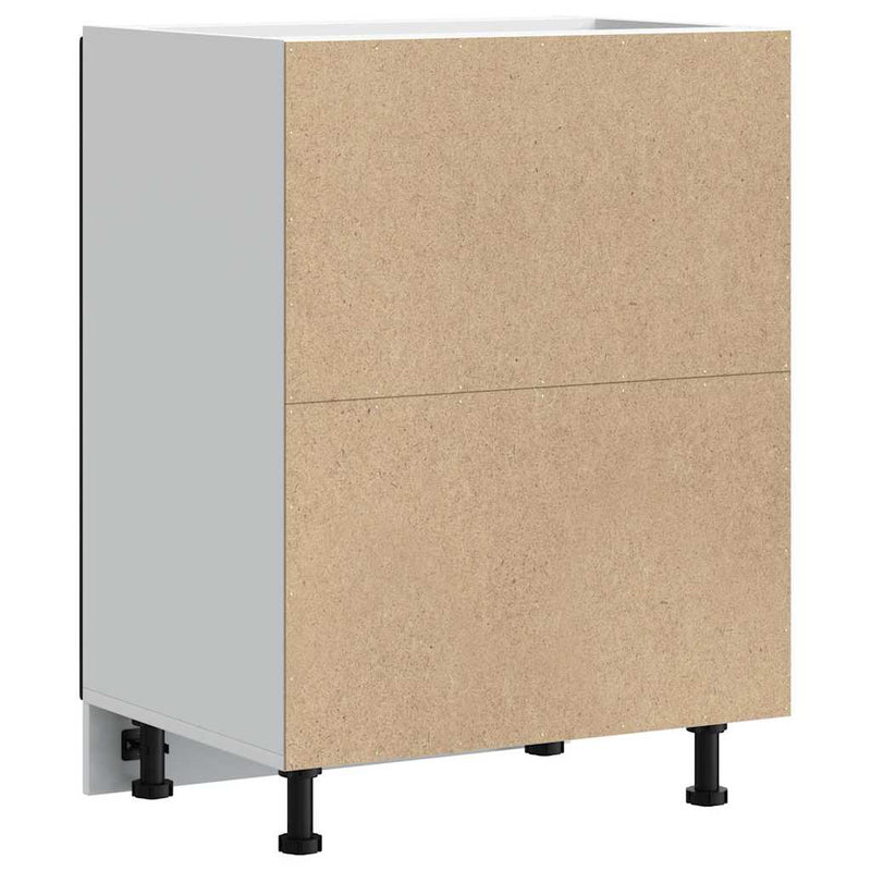 vidaXL Sink Base Cabinet "Lucca" Black Engineered Wood