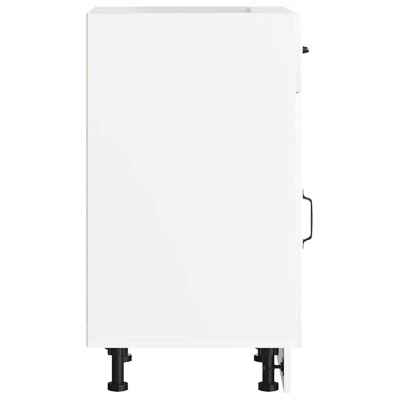 Kitchen Base Cabinet Lucca White Engineered Wood