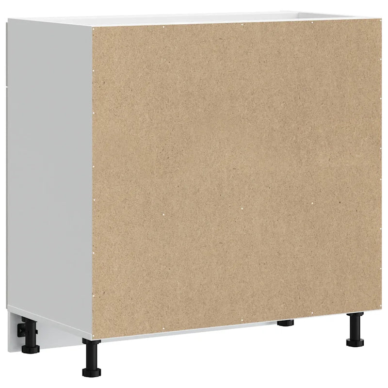Kitchen Base Cabinet Lucca White Engineered Wood